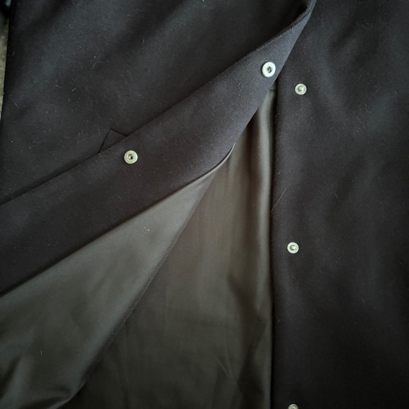 LAST CHANCE Topshop Navy Blue Coat - Picture 5 of 6